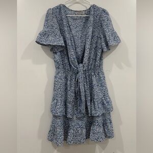 Petal & Pup Blue Floral Dress